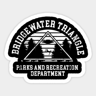 Bridgewater Triangle Parks and Rec Sticker